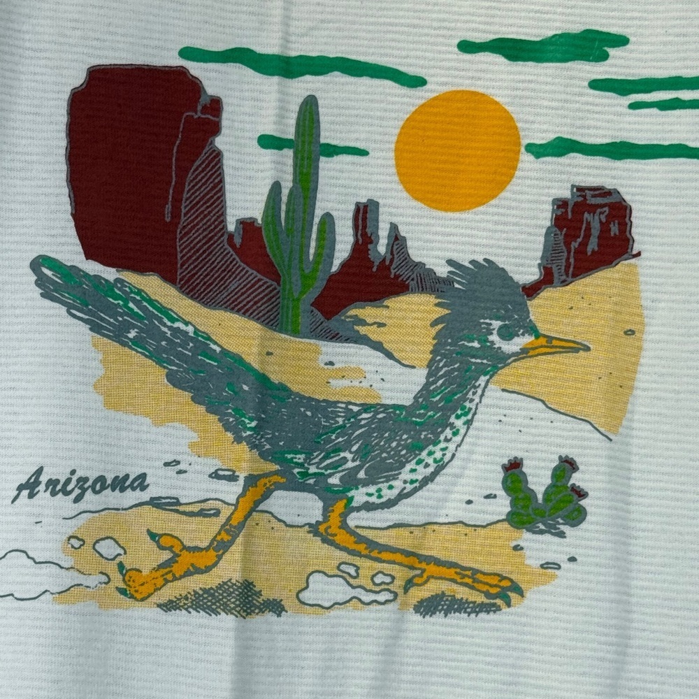 Ron Jon Surf T's Mens Size Large Cotton White Desert Scene Arizona